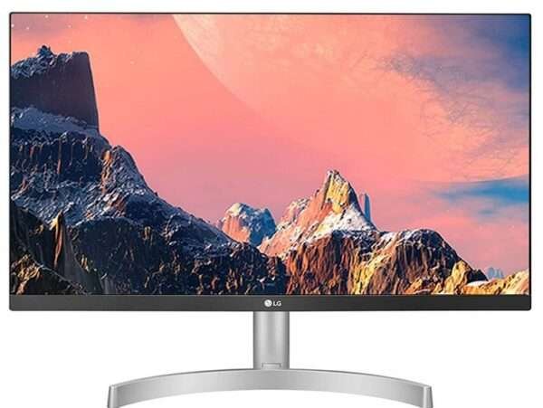 LG 60 cm/24 inches Full HD IPS 1920 x 1080 Pixels LCD Monitor, Inbuilt Speaker, HDMI x 2, VGA Port, 75 Hz Refresh Rate, AMD Freesync, 3 Side Borderless Slim Design - 24ML600S-W (White) (New & Open Box Items)