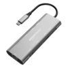 Amazon Basics USB-C Hub Dock 9-in-1 Aluminium Type-C Adapter with 4K HDMI, Ethernet 1000mbps Port, 3 USB 3.0, USB-C Power Delivery, 3.5mm Audio only, TF/SD Card Reader, Mac & Windows USB-C Devices - Image 2