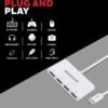 Honeywell Momentum Type C to 4xUSB 3.0 Hub, Super-Fast Transmission Speed 5GBPS, Max Current 900mA per Port, Universally Compatible with All Type C- MacBook, Laptop, PC, Printer, Mobiles, Keyboard - Image 3