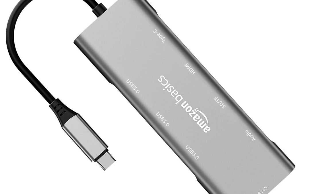 Amazon Basics USB-C Hub Dock 9-in-1...