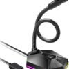 Tukzer USB Computer Microphone, RGB Mic, Omnidirectional Condenser Noise-Cancelling with On-Off Button, Plug & Play Desktop Laptop Mic, for Windows/Mac/Podcast/Gaming/YouTube/Zoom/Skype/Recording