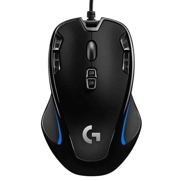 Logitech G300s USB Wired Gaming Mouse, 2, 500 DPI, RGB, Light Weight, 9 Programmable Controls, On-Board Memory, Compatible with PC/Mac - Black - Image 3