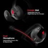 boAt Immortal Im 1300 Gaming Bluetooth Wireless Over Ear Headphones With Mic With 2.4Ghz Ultra Low Latency Mode Upto 35Ms, Bluetooth Mode 3D Spatial Audio, Bt V5.1, Dual Mics, Dongle Slot(Black Sabre) - Image 5