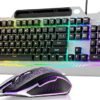 Aula T102 Gaming Keyboard and Mouse Combo | RGB Backlit Mechanical Keyboard and Gaming Mouse | Wired Gaming Keyboard Set for Windows PC Gamers