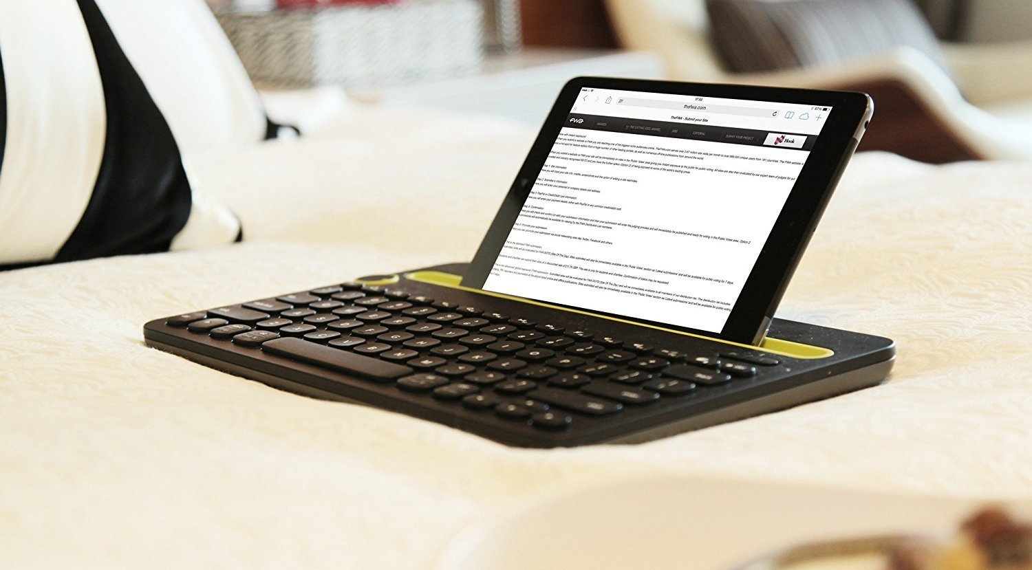 Logitech K480 Wireless Multi-Device Keyboard For Windows, Macos, Ipados, Android... - Image 2
