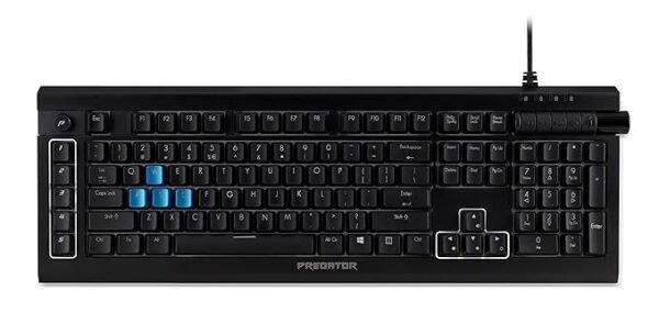 Acer PKB810 Predator Aethon 500 RGB Mechanical Kailh Blue Switch Gaming Keyboard with Anti-Ghosting, All-Key Rollover, (Black) - Image 5