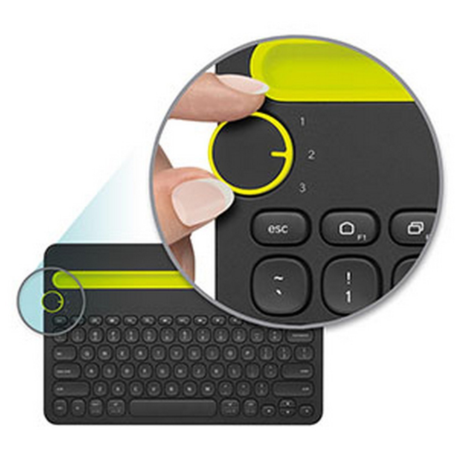 Logitech K480 Wireless Multi-Device Keyboard For Windows, Macos, Ipados, Android... - Image 5