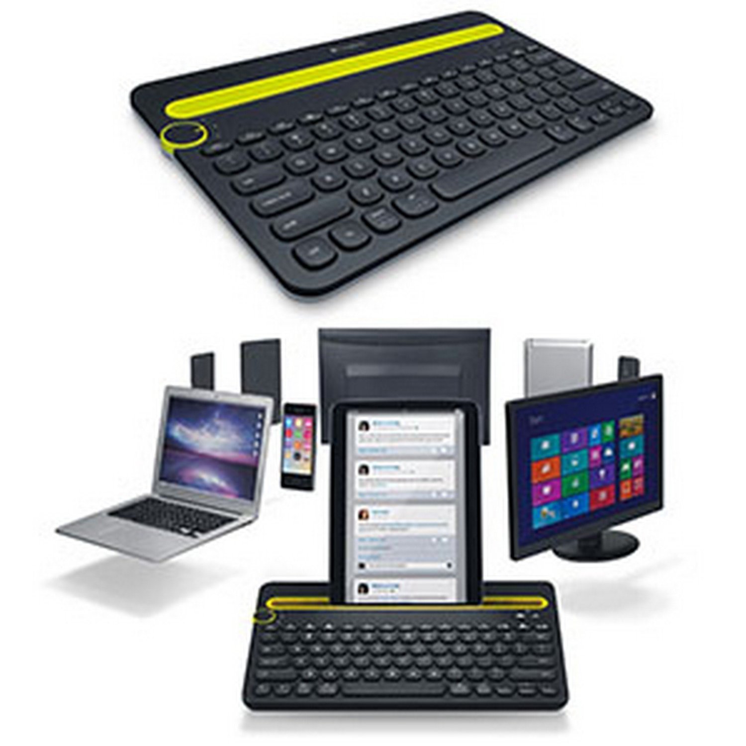 Logitech K480 Wireless Multi-Device Keyboard For Windows, Macos, Ipados, Android... - Image 6