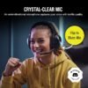 Corsair HS55 Surround Wired Gaming On Ear Headset (Leatherette Memory Foam Ear Pads, Dolby Audio 7.1 Surround Sound on PC and Mac, Lightweight, Omni-Directional Microphone, Multi-Platform) Carbon - Image 3