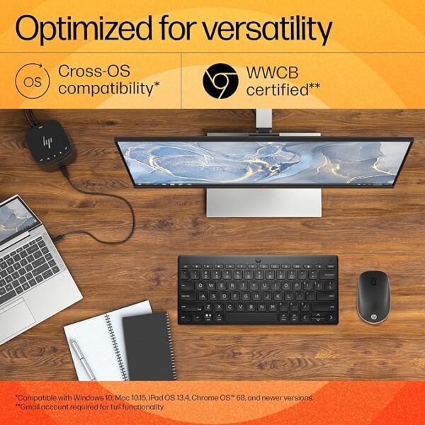 HP 410 Slim Bluetooth Mouse with 1200 DPI Optical Sensor,Ambidextrous Design,Compact Size,Portable, 12 Months Battery Life, 3 Years Warranty Brand: HP - Image 4