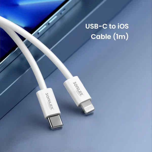 SL-CDC 341 – Sonilex USB-C IOS Cable 1M - Image 2