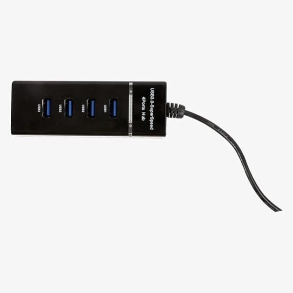 UkTech 4 Port USB 3.0 Hub with Hi-Speed Data Transfer, LED Indication - Image 4