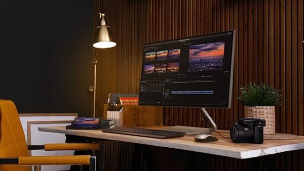 Lenovo Q-Series - Q27H-10, 27 Inch (68.6Cm) 2560 X 1440 Pixels 2K Qhd IPS Ultraslim Monitor | All-in-One USB-C Port for Power & Data Transfer, 2 X 3W Speakers, 99% Srgb, 75Hz, 4Ms, Hdmi, black - Image 3