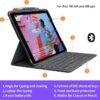Logitech IPad (7th, 8th Generation) Keyboard Case Slim Folio with Integrated Wireless Keyboard (Graphite) - Image 2