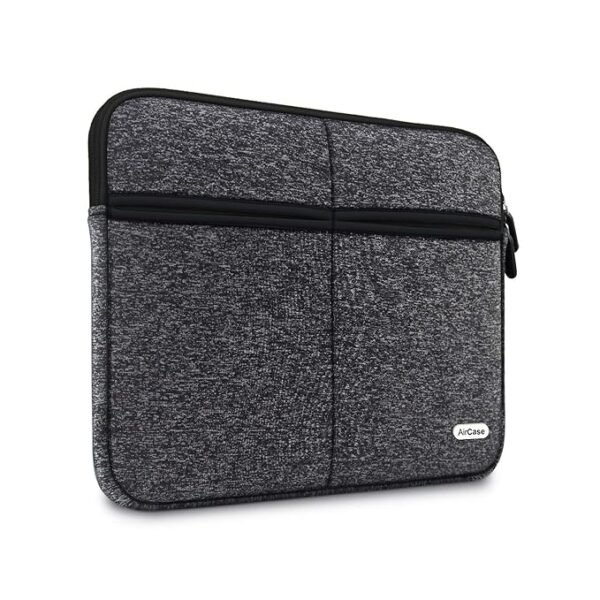 AirCase Premium Kindle Sleeve Bag with 4 Pockets fits Upto 6" Tablet, Wrinkle Free, Padded, Water Resistant Light Neoprene case Cover Pouch, for Men & Women