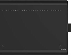HUION H610PRO V2 Graphic Drawing Tablets 10x6 inch Digital Drawing Pad for Computer/Mac, 8192 Battery-Free Pen Tilt Function, Glove and 18 Pen Nibs Included (Open Box New)