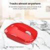 Portronics Toad 25 Wireless Mouse, 2.4 GHz with USB Nano Dongle, 1200 DPI Optical Tracking, Ambidextrous for PC, MacBook, Laptop (Red) - Image 5
