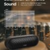 Tribit MaxSound Plus 24W Bluetooth Wireless Speakers,Powerful Louder Sound&Exceptional XBass(Independent XBass Button),Built in Mic,IPX7 Waterproof,20H Playtime,100ft BT Range for Party/Travel,Black - Image 4