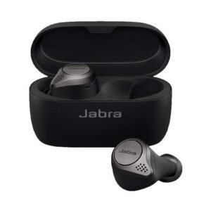 JABRA Elite 75t With Active Noise Cancellation enabled Bluetooth  (titanium black, True Wireless) (Open box new)