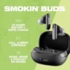 Skullcandy Smokin Buds in-Ear Wireless Earbuds, 20 Hr Battery, Use Either Bud Solo,Rapid Charge, Microphone, Works with iPhone Android and Bluetooth Devices - Black - Image 6