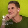 JLab Go Air Pop True Wireless Ear Buds Small Size - TWS Earbuds, Bluetooth Earphones with 32H Playtime, IPX4 Mini in Ear Headphones, USB Charging Case, Dual Connect, EQ3 Sound - Image 4