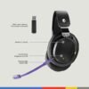 Skullcandy PLYR Multi-Platform Over-Ear Wireless Gaming Headphone with Mic, Enhanced Sound Perception, 24 Hr Battery, AI Microphone, Works with Xbox PlayStation Mobile and PC Digi Black - Image 4