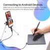 Huion H430P OSU Graphics Drawing Tablet with Battery-Free Stylus 4.8x3 inch Working Area 4 Press Keys Support Work from Home Distance Education Compatible with Android Linux Windows and Mac - Image 5