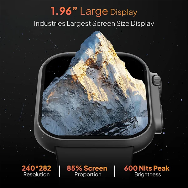 Fire-Boltt Gladiator 1.96″ Biggest Display Smart Watch with Bluetooth Calling (Open box new) - Image 2