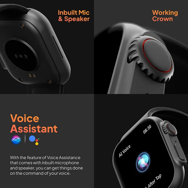 Fire-Boltt Gladiator 1.96″ Biggest Display Smart Watch with Bluetooth Calling (Open box new) - Image 4