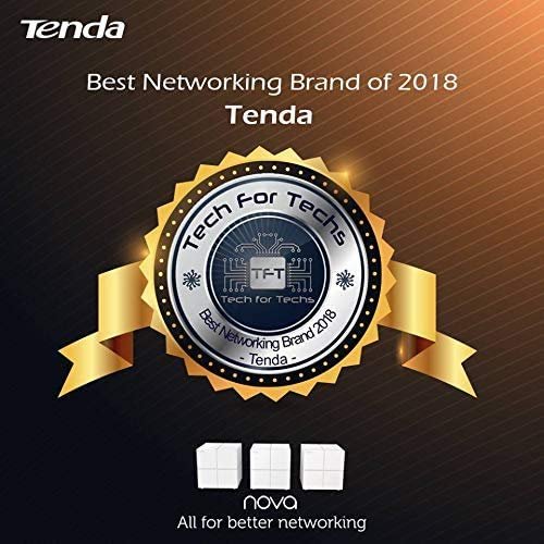 Tenda MW12 AC2100 Tri-Band Whole Home Mesh Wi-Fi System, 3 Gigabit Ports, 6000sq² Wi-Fi Coverage, Easy Set Up, Work with Amazon Alexa, Router and Wi-Fi Booster Replacement (Pack of 3) (Sealed pack) - Image 5