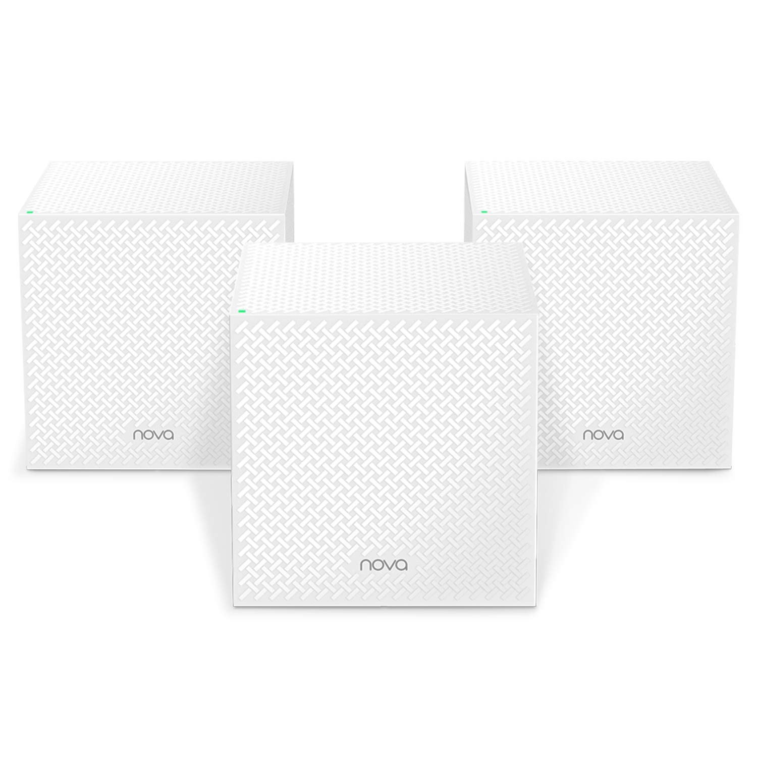 Tenda MW12 AC2100 Tri-Band Whole Home Mesh Wi-Fi System, 3 Gigabit Ports, 6000sq² Wi-Fi Coverage, Easy Set Up, Work with Amazon Alexa, Router and Wi-Fi Booster Replacement (Pack of 3) (Sealed pack)