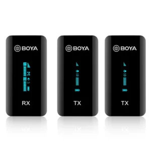 BOYA BY-XM6-S2 Ultracompact 2.4GHz Dual-channel Wireless Camera Microphone (Open box new)