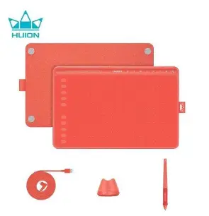 HUION HS611 Graphics Drawing Tablet 10X6 inch - Open box - Image 3