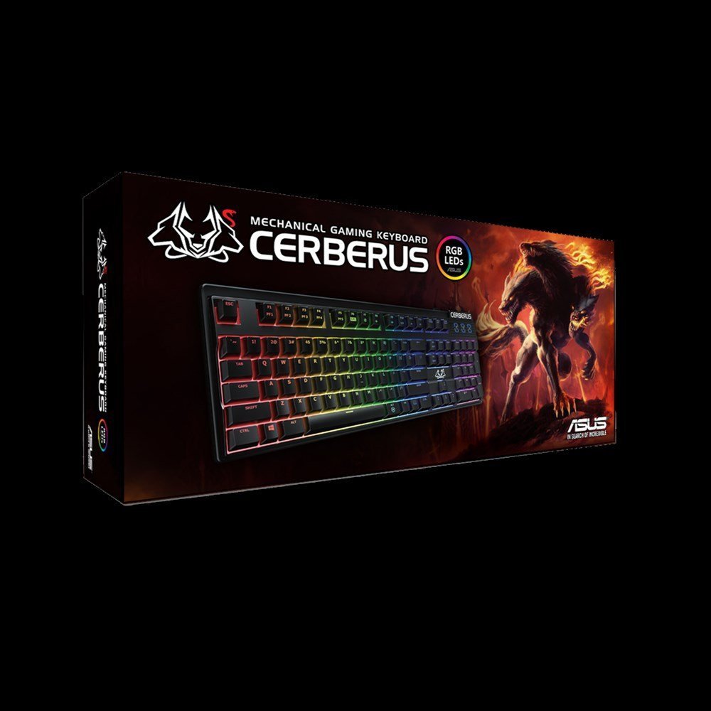 ASUS Cerberus Mech RGB Mechanical Wired Gaming Keyboard with RGB Backlit Effects, 100% Anti-ghosting N-Key Rollover (NKRO), and Dedicated Hot Keys for Gaming Shortcuts Black (Open box new) - Image 2