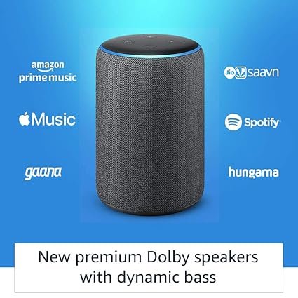 Echo Plus Alexa Speaker (2nd Gen) – Premium sound, powered by Dolby, built-in Smart Home hub - Black (Open box new) - Image 5