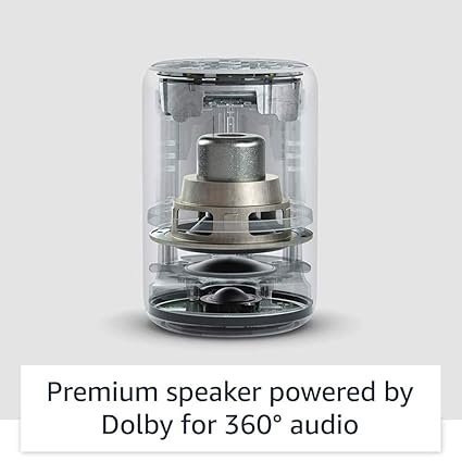 Echo Plus Alexa Speaker (2nd Gen) – Premium sound, powered by Dolby, built-in Smart Home hub - Black (Open box new) - Image 4