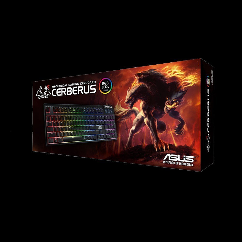 ASUS Cerberus Mech RGB Mechanical Wired Gaming Keyboard with RGB Backlit Effects, 100% Anti-ghosting N-Key Rollover (NKRO), and Dedicated Hot Keys for Gaming Shortcuts Black (Open box new) - Image 3