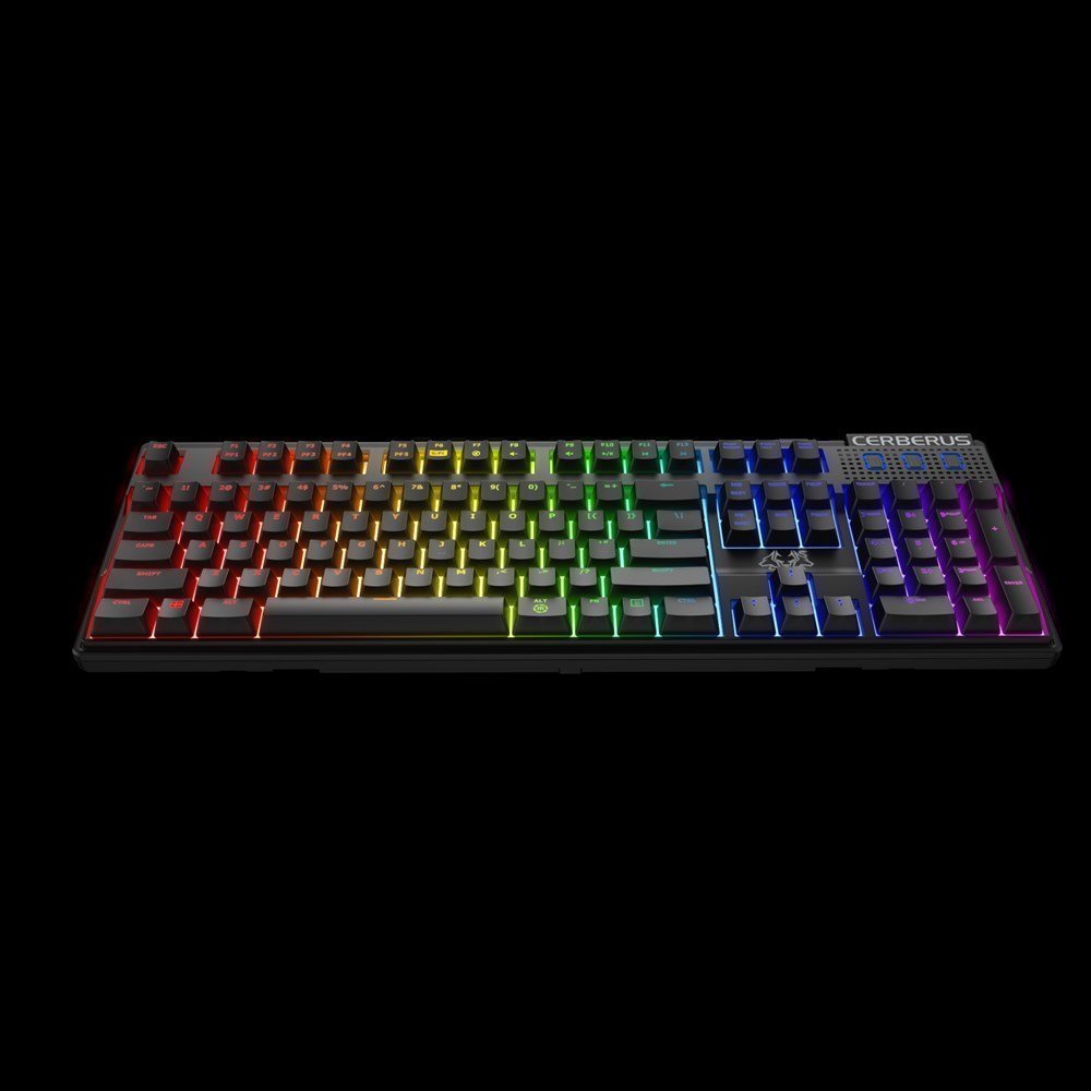 ASUS Cerberus Mech RGB Mechanical Wired Gaming Keyboard with RGB Backlit Effects, 100% Anti-ghosting N-Key Rollover (NKRO), and Dedicated Hot Keys for Gaming Shortcuts Black (Open box new) - Image 4
