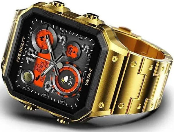 Fire-Boltt Vintage Smartwatch 39.1mm (1.54 inch) TFT Display, Stainless Steel Design, Bluetooth Calling, Multiple Sports Modes, Weather Updates, Smart Reminders (Open box new) - Image 5