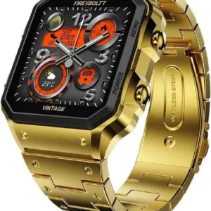 Fire-Boltt Vintage Smartwatch 39.1mm (1.54 inch) TFT Display, Stainless Steel Design, Bluetooth Calling, Multiple Sports Modes, Weather Updates, Smart Reminders (Open box new)