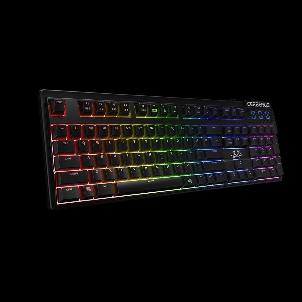 ASUS Cerberus Mech RGB Mechanical Wired Gaming Keyboard with RGB Backlit Effects, 100% Anti-ghosting N-Key Rollover (NKRO), and Dedicated Hot Keys for Gaming Shortcuts Black (Open box new) - Image 6