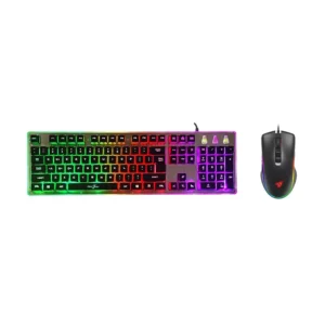 Redgear G-20 Gaming Keyboard and Mouse Combo with RGB Backlit Keyboard and 4800 dpi RGB Mouse (Open Box New)