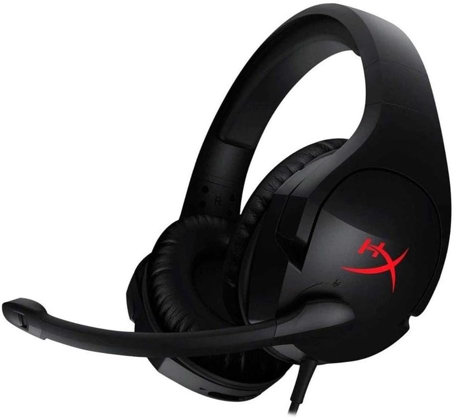 HyperX Cloud Stinger – Gaming Headset, Lightweight, Comfortable Memory Foam, Wired, Swivel to Mute Noise-Cancellation Mic, Works on PC, PS4, PS5, Xbox One/Series X|S, Nintendo Switch and Mobile ,Black (Open ox New)