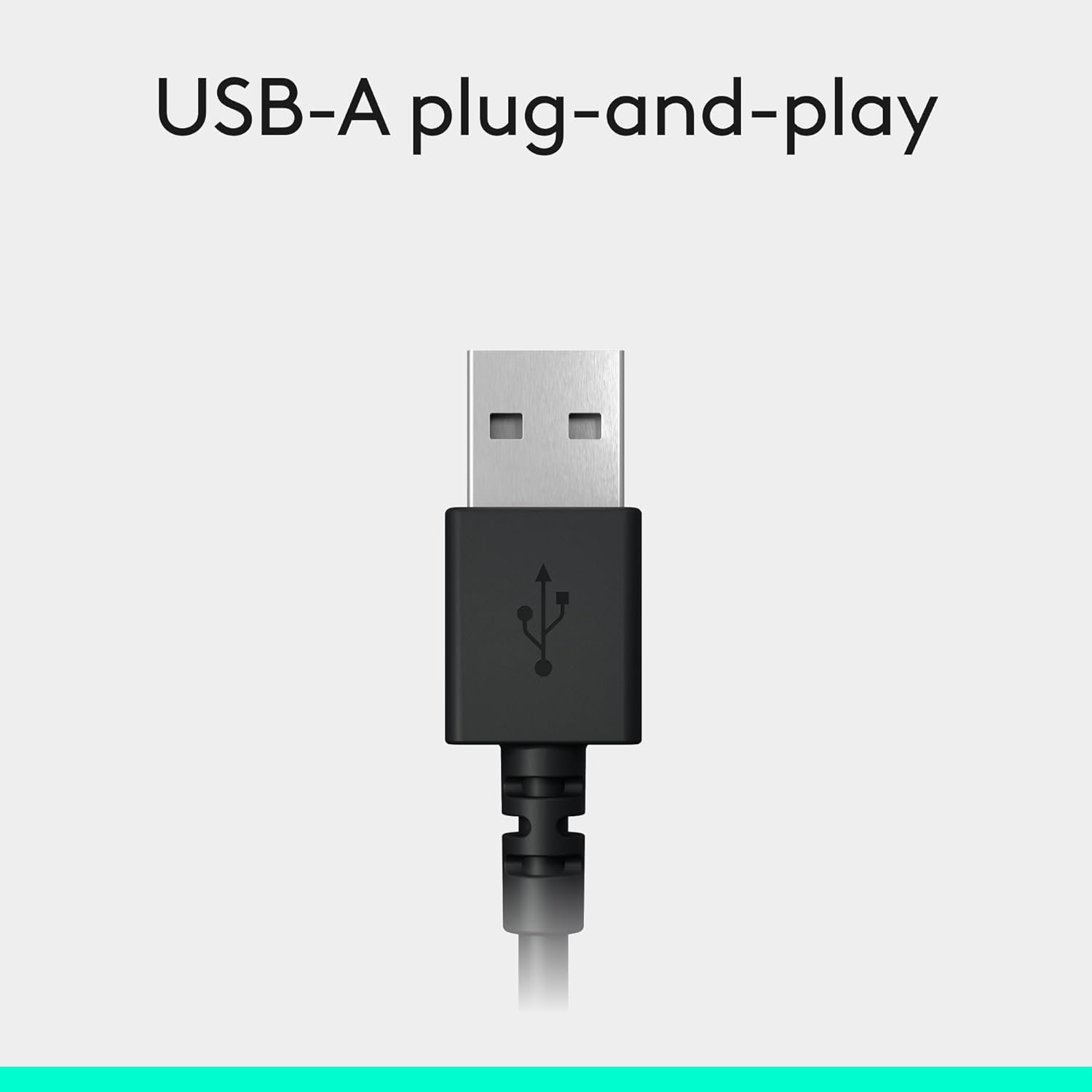 Logitech H390 Wired Headset for PC/Laptop, Stereo Headphones with Noise Cancelling Microphone, USB-A, in-Line Controls, Works with Chromebook - Graphite (Sealed Pack) - Image 6