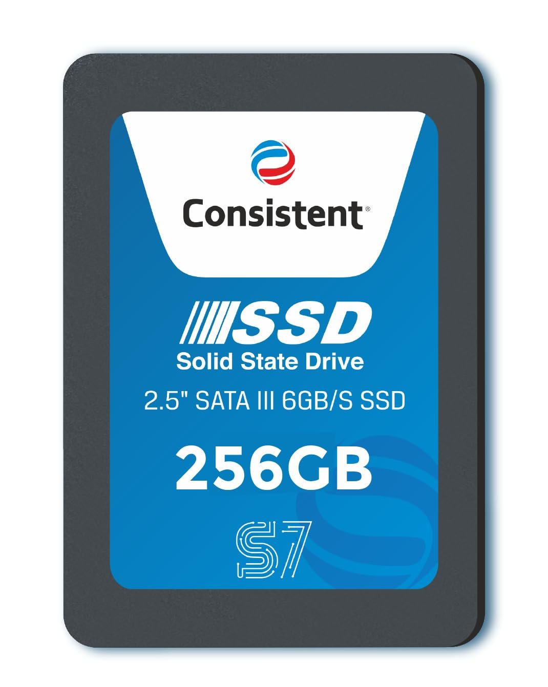 Consistent SSD 256GB 2.5 Inch SATA Internal SSD - Read: 550MB/s & Write: 500MB/s - Solid-State Drive (256, GB)
