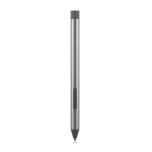 Lenovo Digital Pen 2 (Laptop) - Ultra-Tactile Response - 4,096 Levels of Pressure - Natural Feel Elastometer Pen Tip - Extended Battery Life - Silver (Open Box New)