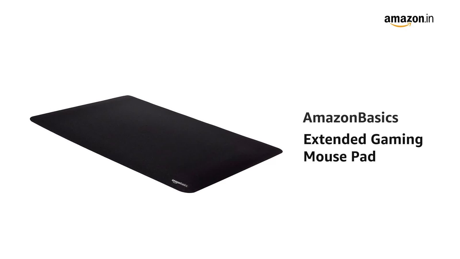 AmazonBasics Extended Gaming Mouse Pad,Black