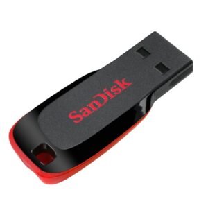 SanDisk Cruzer Blade 128GB, USB 2.0, Flash Drive, Pendrive, Red,  SDCZ50-128G-I35 (Open Box New)