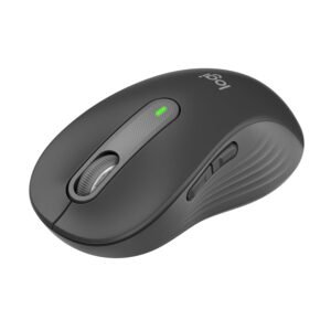 Logitech Signature M650 L Full Size Wireless Mouse - for Large Sized Hands, 2-Year Battery, Silent Clicks, Customisable Side Buttons, Bluetooth - Graphite (Open Box New)