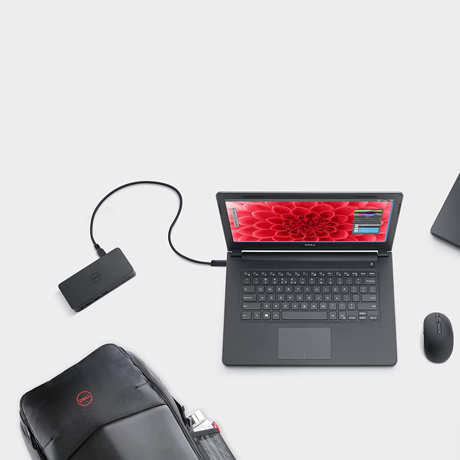 Dell D3100 USB 3.0 Ultra HD Triple Video Docking Station, Black (Open Box New) - Image 4